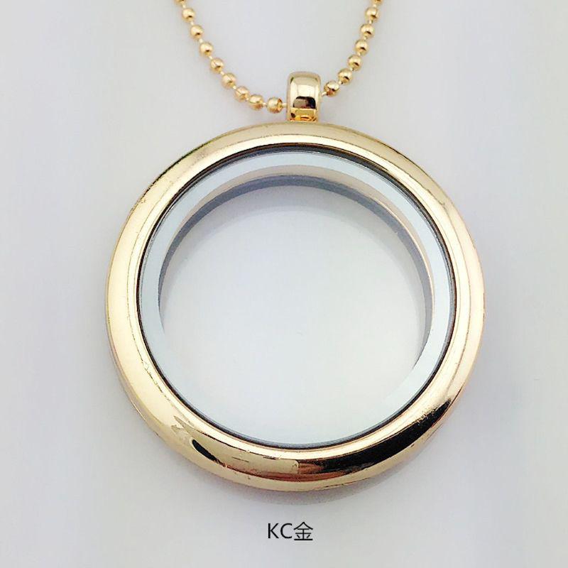 Живая память Плавающий Шарм Круглый Стеклянный Медальон Кулон Ожерелье Модные Ювелирные Изделия