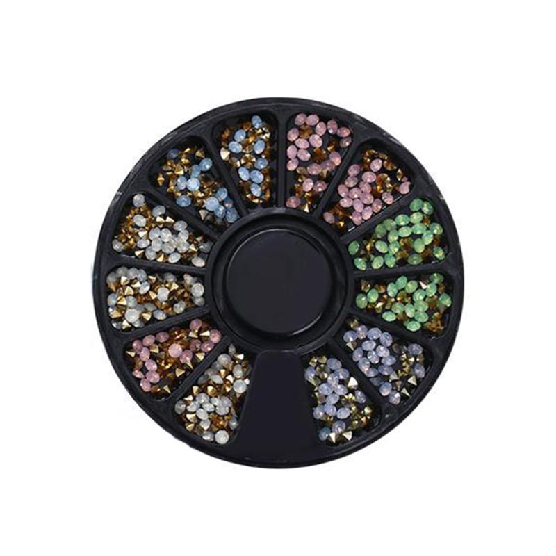 Nail Parts Nail Art Glitter Rhinestone Crystal Gems Jewelry Bead Manicure Decoration Accessories Nail Supplies for Professionals
