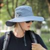 Outdoor Men Women Sun Hat Safari Bush Boonie Hiking Fishing Cap Large Wide Brim Hat