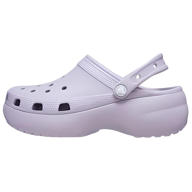 Crocs Классические клоги на платформе EVA Толстая подошва Клоги-слипоны Женские клоги Туманно-пурпурные 206750-5PS