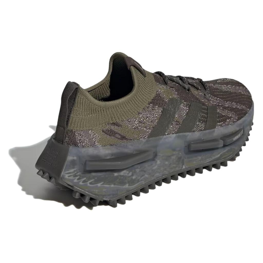 adidas NMD_S1 Tiger Stripes - Оливковые мужские кроссовки Green Shadow-Olive Silver-Pebble IF5819