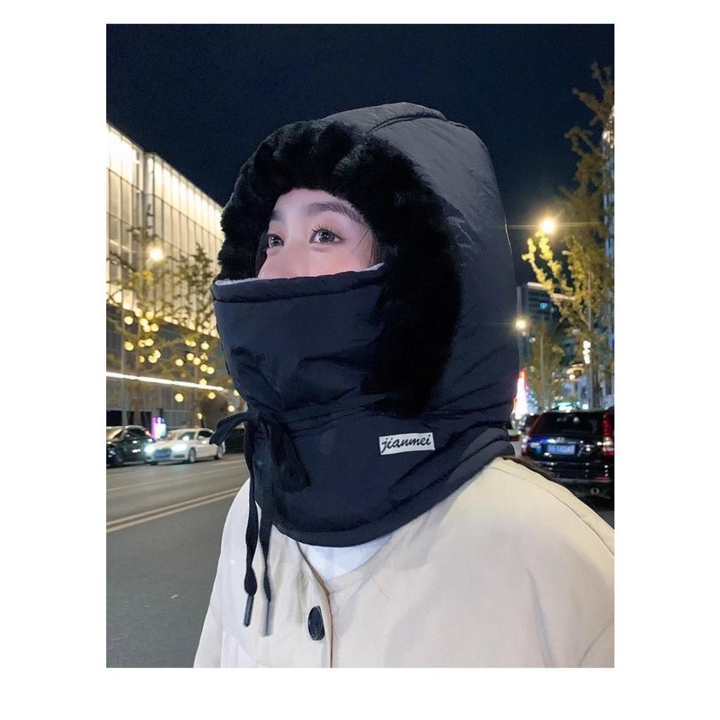 Шапка Лей Фэна для мужчин и женщин, Зимняя уличная для велоспорта, Электровелосипеда, Холодная и ветрозащитная, Хлопковая шапка, Северо-восточная с толстым бархатом, Лыжная маска