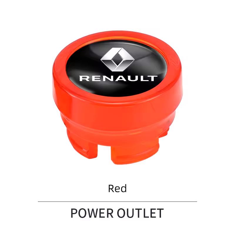 For Renault 2026 New Hub Caps For Renault Megane 2 3 4 Twingo Clio Talisman Captur Trafic Kwid Scenic 2 Car Cigarette Lighter C