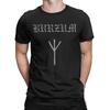 Burzum The Three Arrow Мужские футболки Новинка Футболка Футболки с коротким рукавом и круглым вырезом Футболки из чистого хлопка 6XL Одежда