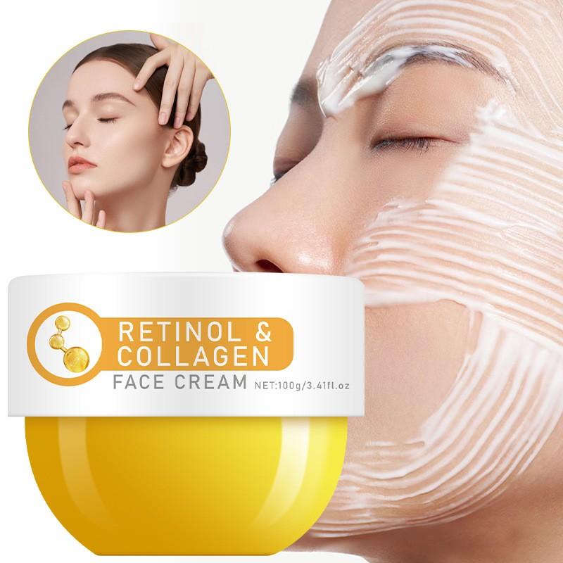 Антивозрастной ретинол коллаген омоложение бакучиол ретинол улучшение эластичности кожи нежный и не раздражающий для лица 100 г