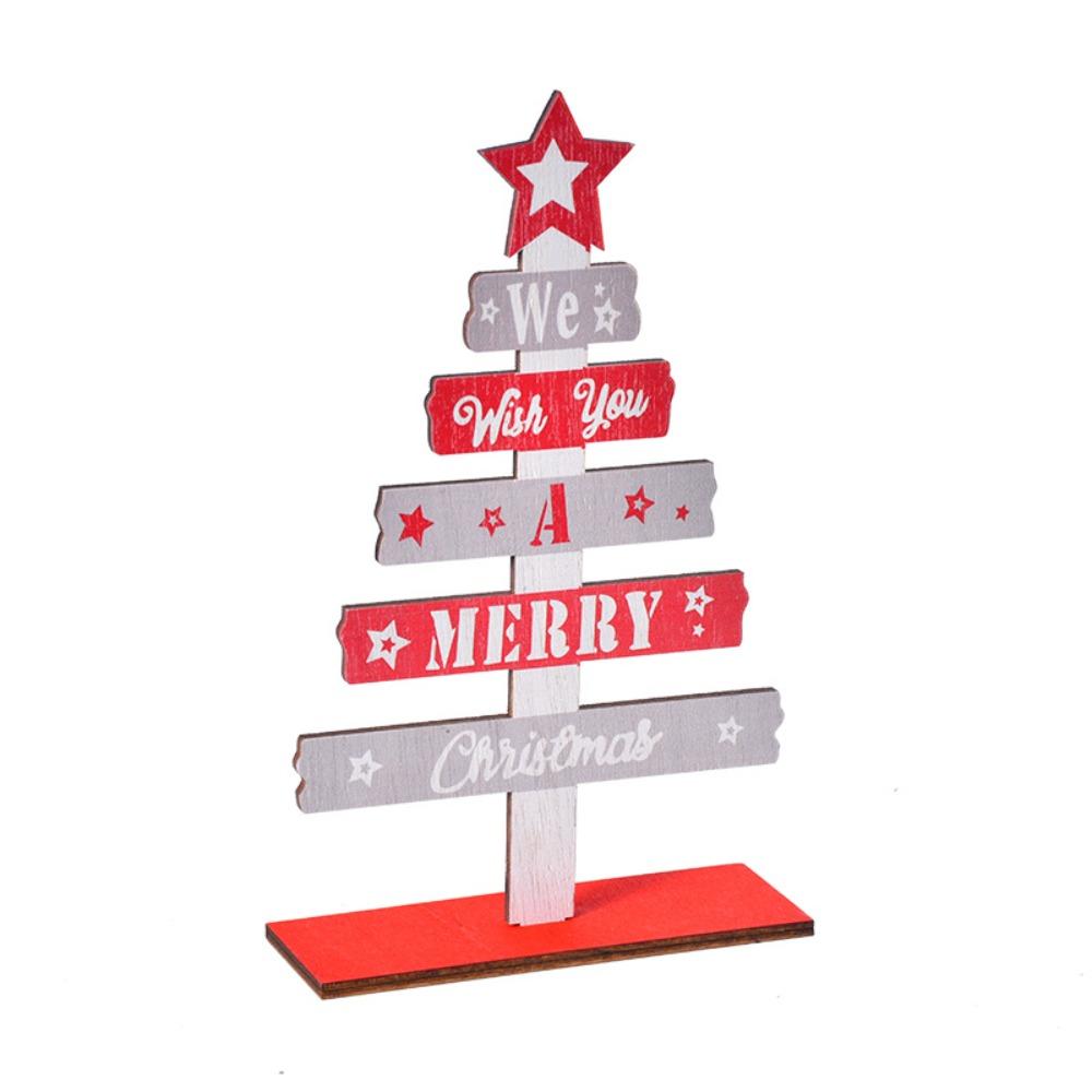 Merry Christmas Xmas Wooden Decorations DIY Christmas Signs Plaque New Year