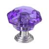 Colorful Cabinet Handles Door Knobs Cupboard Pulls Crystal Glass Knobs Diamond Shape Pull Handle