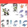 Красочный мультяшный динозавр 3D пазл игрушка для детей креативная DIY бумажная модель веселье