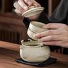 Керамический портативный чайный набор из печи Жу