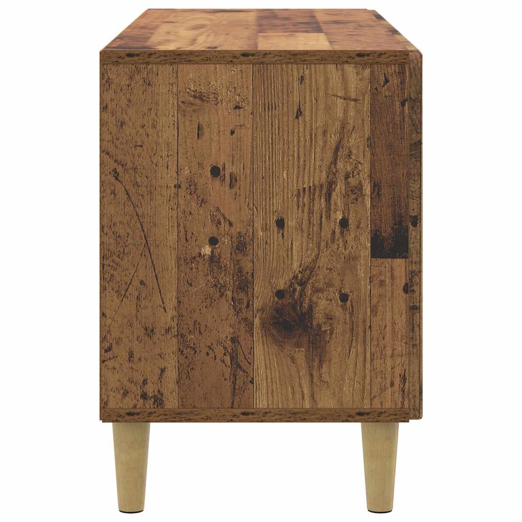 Vintage Style TV Stand Made of Reclaimed Wood 99 x 34.5 x 50 cm Particleboard