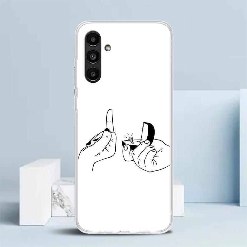 Middle Finger Cover for Samsung Galaxy A17 A37 A57 A16 A26 A36 A56 A15 A14 A55 Phone Case A13 A53 A25 A35 A24 A34 A23 A33 Galaxy