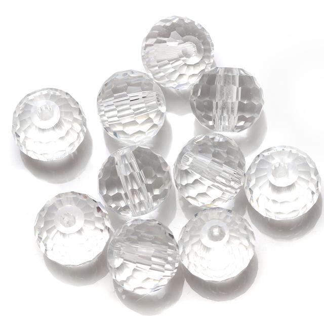 AAA 96 граненый шарик из бисера 14 мм 10 шт. подвески стеклянные бусины для изготовления ювелирных изделий DIY хрустальные поделки бисер для украшения