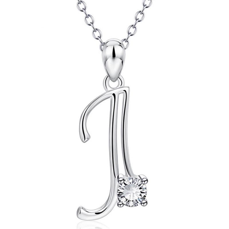 Ожерелье с подвеской Weiya Wish Diamond Alphabet — модное и стильное