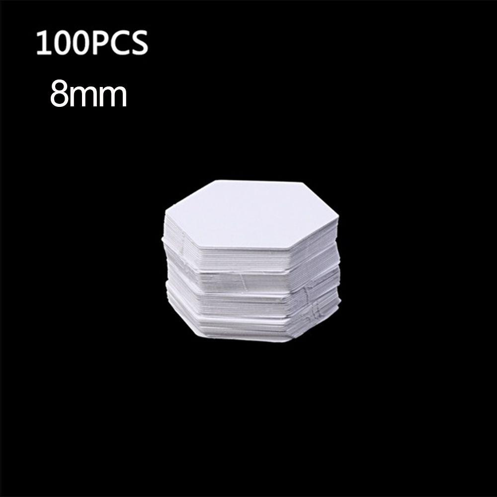 100PCS Sewing Accessories DIY Craft Hexagon Templates Patchwork Paper Garment Fabric Quilting