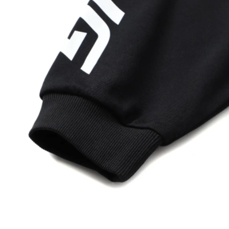 Li Ning Логотип с надписью Модный Свободный Универсальный Пуловер с круглым вырезом и длинными рукавами Толстовка Повседневный Спортивный костюм AWDUC43-1+AKLU881-1