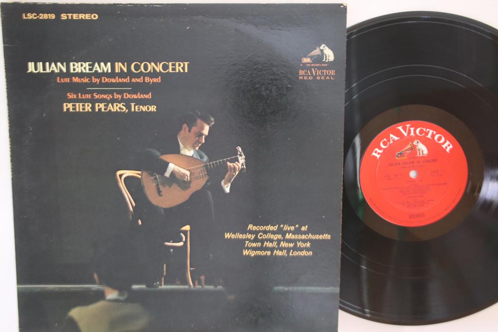 LP Record JULIAN BREAM, PETER PEARS - Julian Bream In Concert LSC2819 RCA VICTOR US Classical Used
