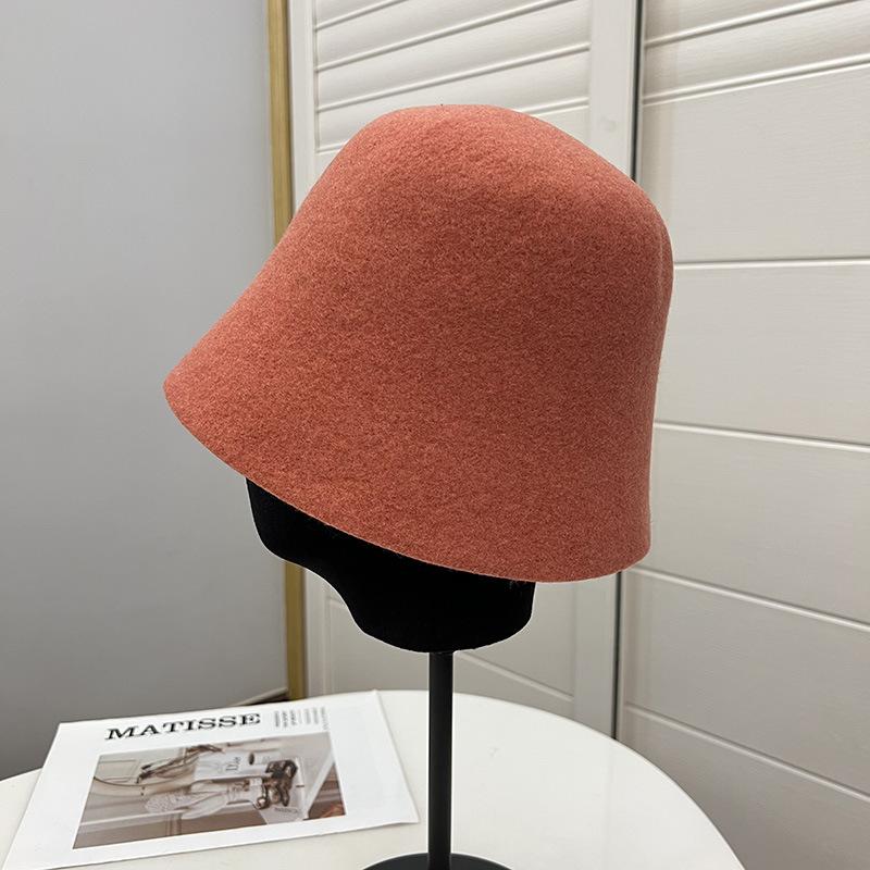 80% шерсть австралийского мериноса женские осенне-зимние литературные складные модные теплые панамы