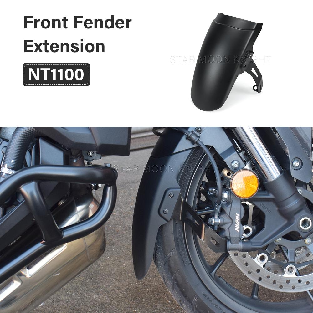 ABS Fender Splash Extension Front Mudguard Extender For Honda NT1100 NT 1100 2022- Motorcycle Accessories