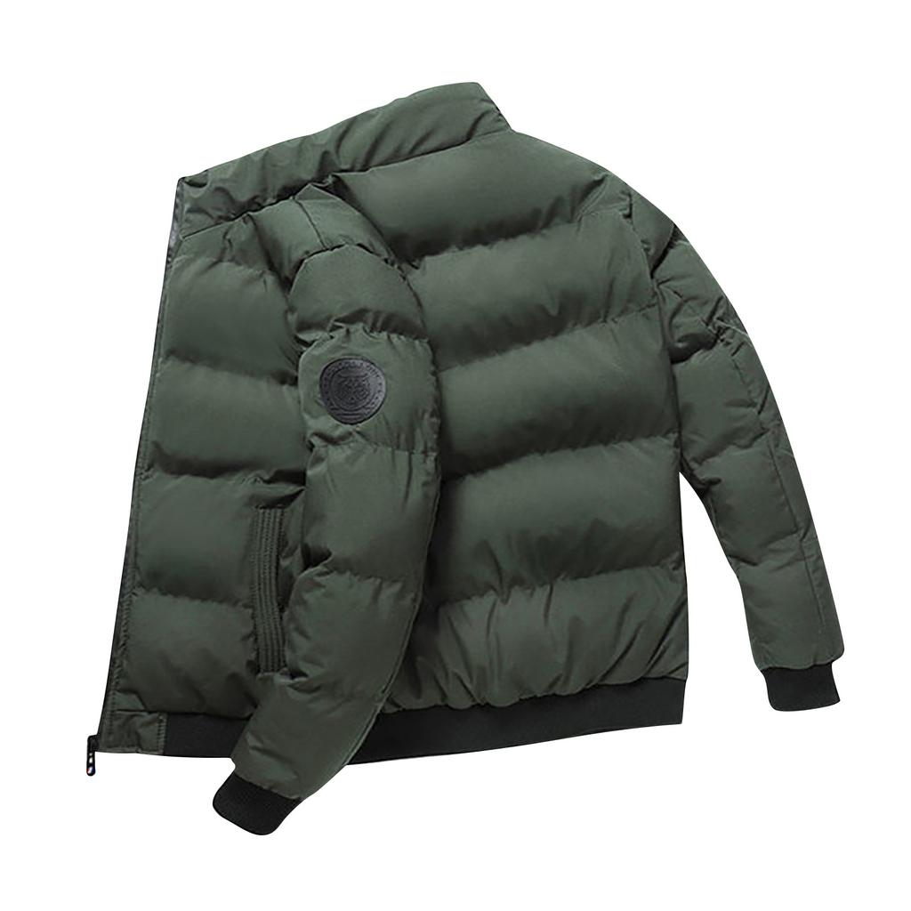 Мужская пуховая куртка, теплая хлопковая одежда, свободное пальто, хлебный костюм, утепленное теплое пальто