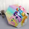 1pc My Little Pony Friendship Circle Umbrella with Plastic Handle,Suitable for All Seasons Home Travel Outdoor UmbrellaM1114