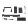 RC Front Bumper with Grille Aluminum Alloy Stainless Steel Replacement for Traxxas TRX4M Defender