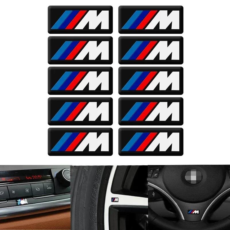 XTLBT1 E46 B3 For BMW 10pc Car Interior Sticker Car steering wheel sticker For bmw M Sticker X1 X3 X4 X5 X6 X7 e46 e90 f20 e60 e39 f10