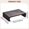 Wooden Low Stool Portable Decorative Bed Table Small Ottoman Under Desk Footrest for Household