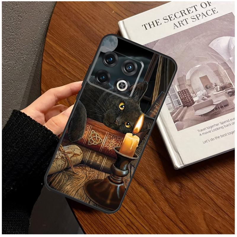 Witch Cat For OnePlus 13R 10R 12R 10T 8T 13T 11 12 13 15 Case For OnePlus Nord 5 CE 2 3 4 Lite N20 N30