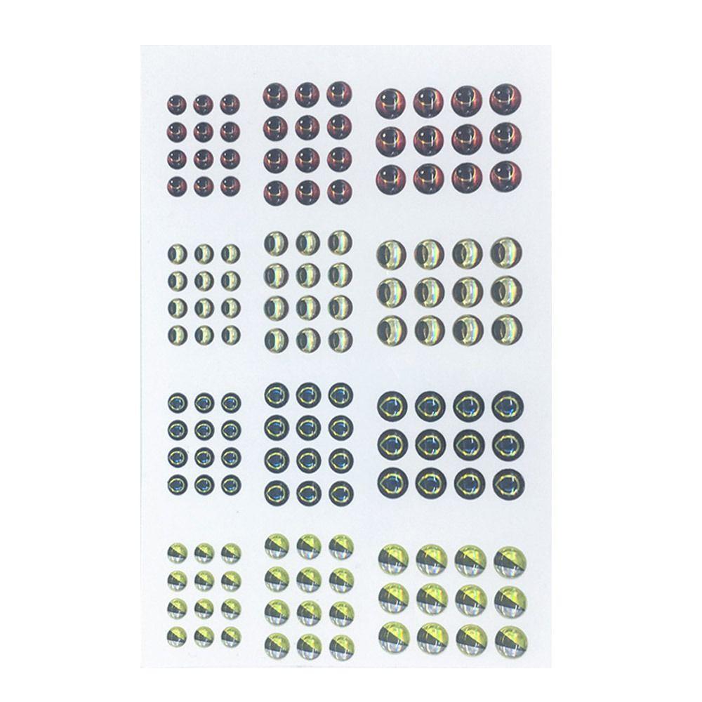 3 мм 4 мм 5 мм 6 мм глаза для рыбной приманки 3D глаза для рыболовной приманки 2024 3D голографический глаз