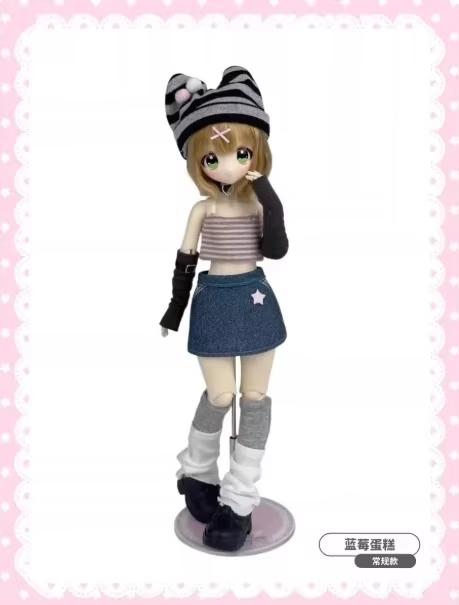 In Stock Don'T Touch My Bangs Series 1/6 Bjd Caixa Caja Dolls Action Figure Assembly pretty Gifts Toys