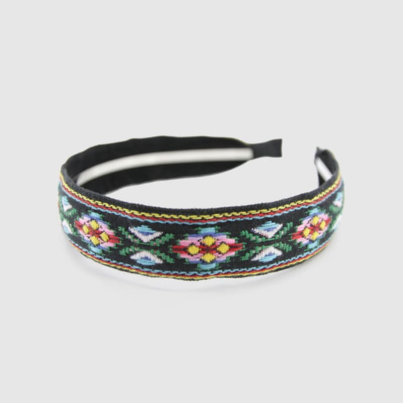 ЛАЛА Богемная импортная повязка на голову M-желтая, желто-зеленая