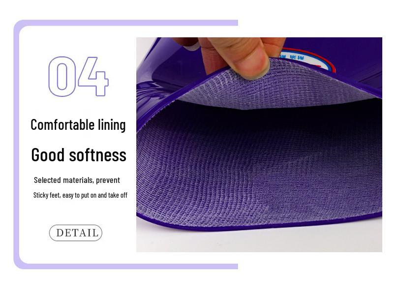 Waterproof Women's Fashion Long Rain Boots - Wear-resistant, Non-slip Rubber for Commuting or Kitchen Use