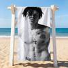 Британский певец Yungblud Полотенце для сушки Полотенце для ванны Применимо для легкого плавания Кемпинга Йоги Пляжа На улице
