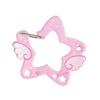 Acrylic Wing/Star Shape Carabiner Hook Clips Card Holder Keychain Portable Outdoor Keyring Hook Backpack Pendant Gifts