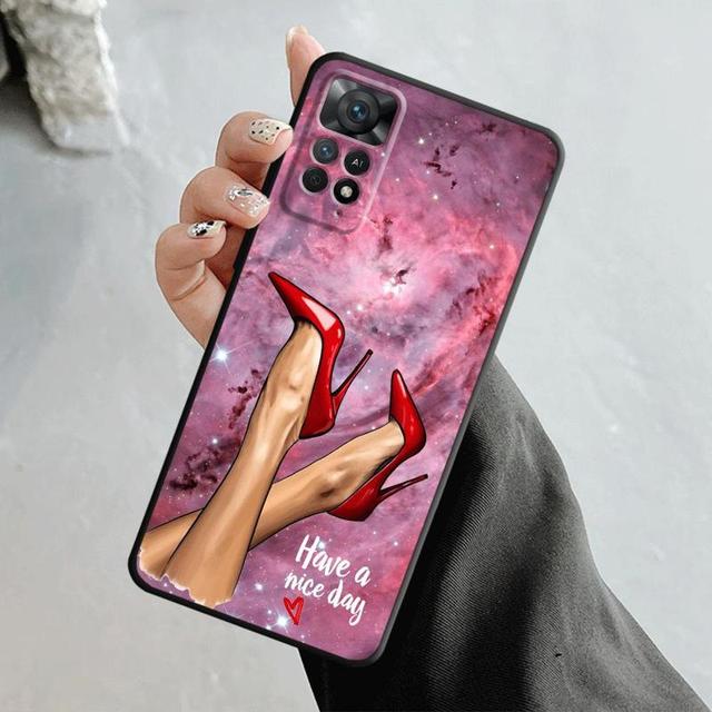 Чехол для телефона Xiaomi Redmi Note 12 11t 11s 11 10 8 Pro 9 9s 9t 8t для Mi 10 8 9a 9c 10c K40 в виде ракушки для мамы, принцессы, для маленьких девочек и женщин