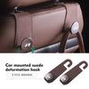 Car Seat Back Deformation Hook Suede Alloy Auto Headrest Hanger For Volkswagen VW Golf Polo 4 5 6 Passat B5 B6 B7 CC Jetta