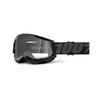 STRATA2 Black Clear Lens Goggles 100%