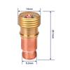 8pcs #10 #12 #14 #16 #24 White Ceramic Nozzle Alumina Cups Stubby Collet Body Gas Lens Kit Torche WP9/17/18/20/25/26 TIG Welding