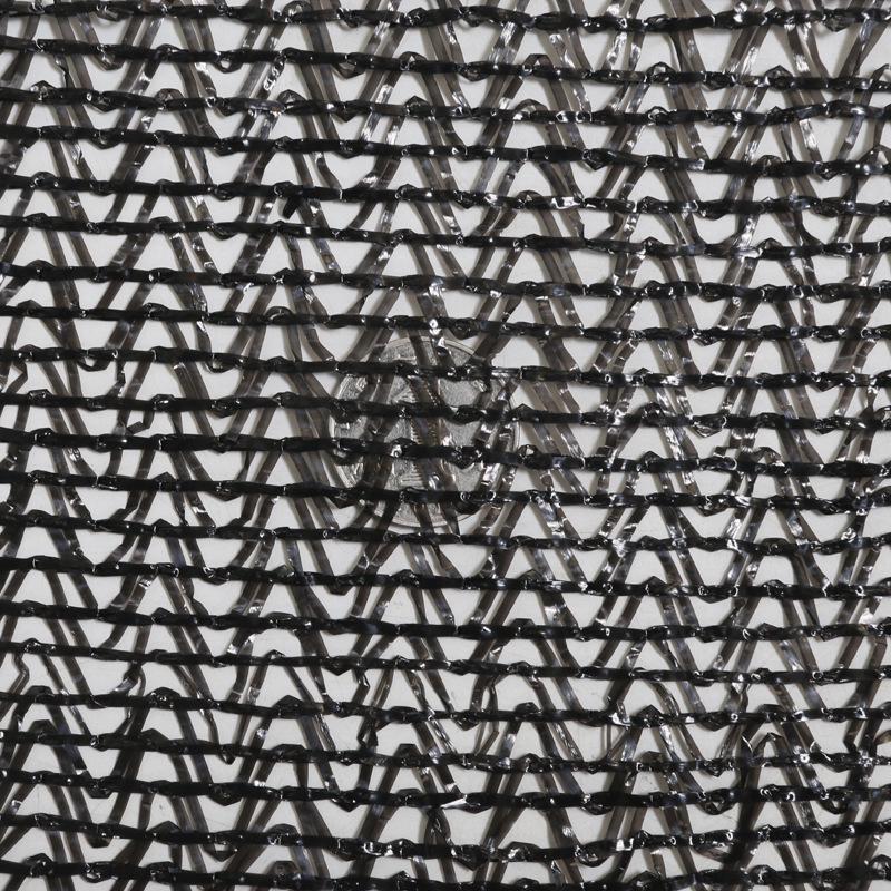 Черная затеняющая сетка для сельского хозяйства, строительства и изоляции