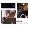 CURREN 8225 Luxury Large Dial Calendar Watch, Water-Resistant Blue Light Dial Quartz Leather Watch