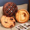 45CM Creative Lifelike Cookie Pillow Living Room Sofa Funny Cushion Lovely Biscuit Shape Plush Bedroom Bed Waist Toy