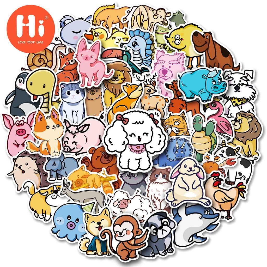 50Pcs New Stickers Cute Stickers Notebook Mobile Phone Stickers