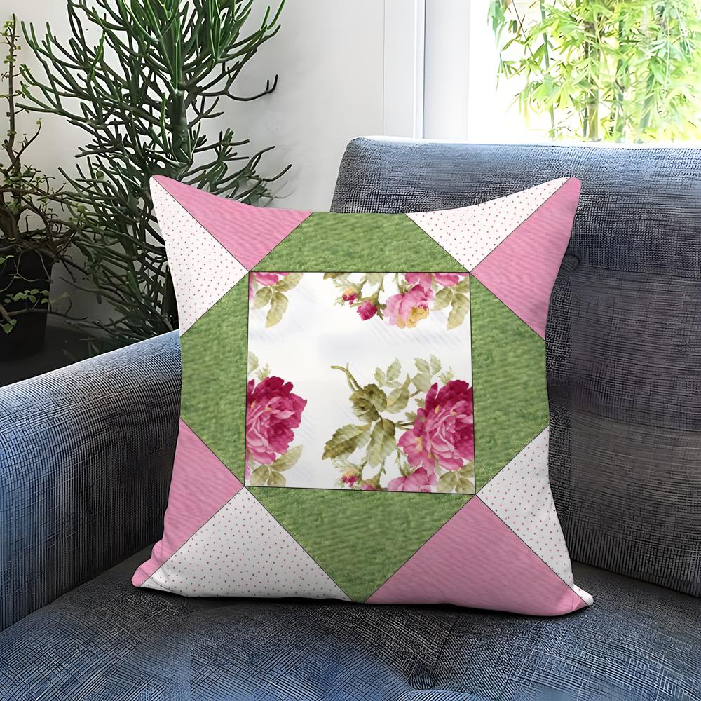 Artistic Background Patterns Cushion Cover Comfortable Reversible Pillow Cover Ideal for Car Sofa Bedroom  Beyond