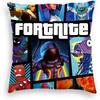 High Quality Fortnite Cushion Cover Plush Anime Pillowcase Plush Pillow Cases Home Decoration Pillow Cover for Sofa Bed Chair Living Room