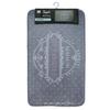Tapis de bain - Maison de Famille - Des. Place - Microfibre - Gris