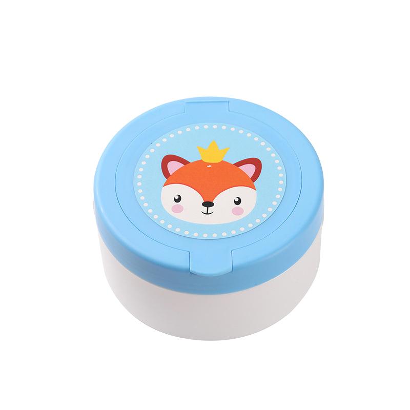 Контейнер для детской присыпки с пуховкой, портативный, безопасный, пустой, коробка для хранения детской присыпки, держатель для косметической пуховки