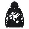 Толстовка с принтом паутины SP5DER Европейский и американский модный бренд большого размера свободный мужской и женский худи