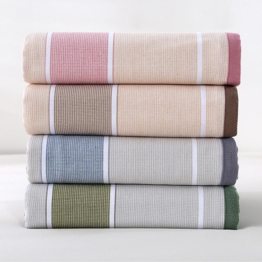 Трехсекционный комплект постельного белья из плотной марли 2025: Очень толстый, чистый хлопок, старая грубая ткань, прохладный коврик