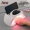 320W UV LED Lamp for Nails 72LEDs Nail Drying Lamp Fast Dry Nail Gel Polish Lamp With LCD Screen Auto Sensor Lamp for Manicure
