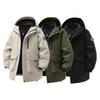 Men Spring Autumn Waterproof Windbreaker Jacket Men Pius Size Coat Jacket Male Casual Cargo Jackets